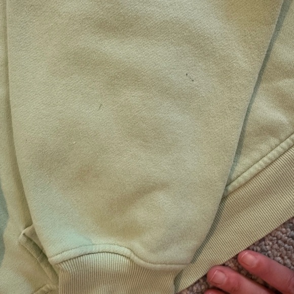 lululemon athletica Mint Green 1/4 zip Scuba Hoodie - Picture 3 of 7